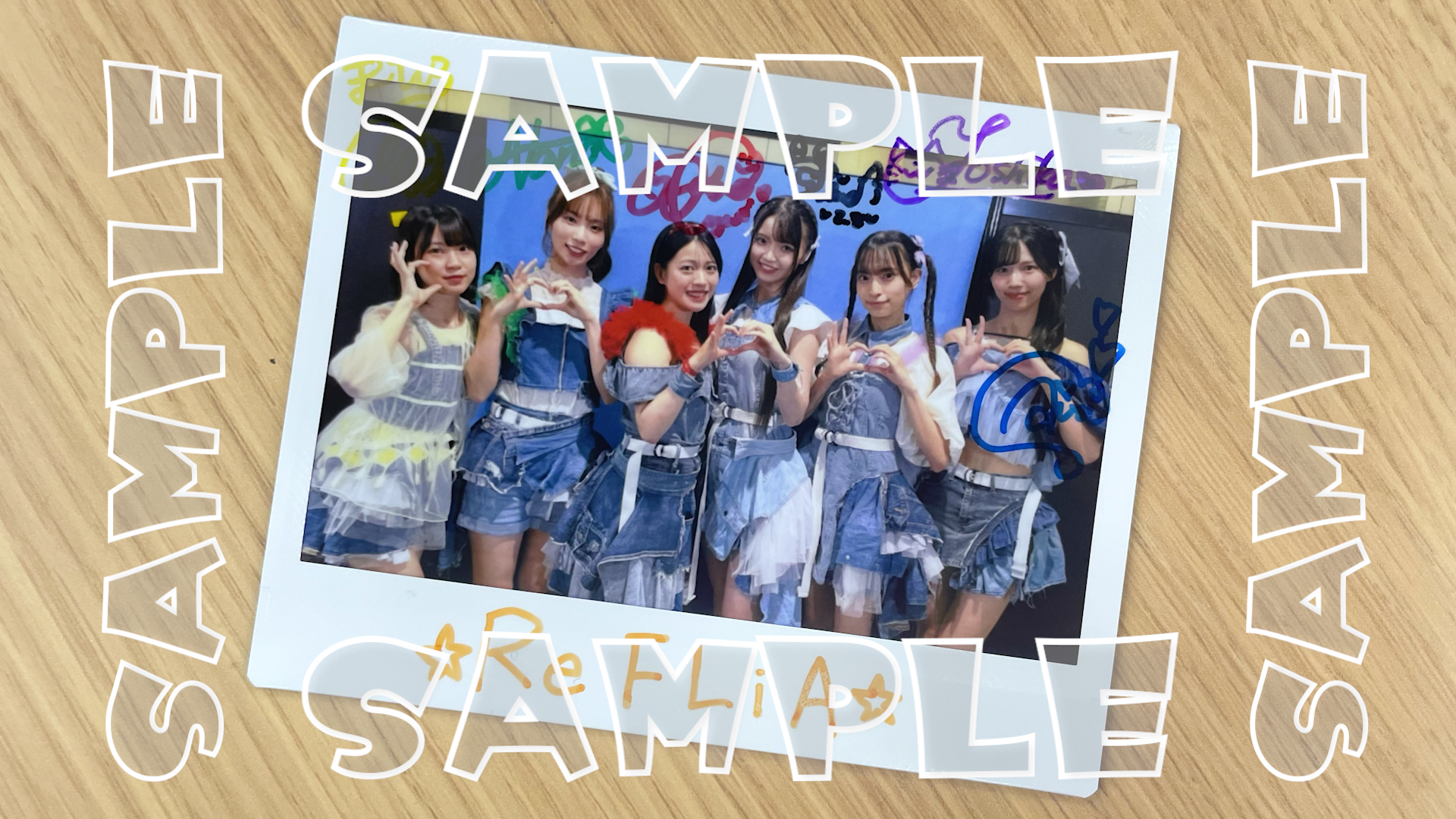 サイン入りチェキプレゼントキャンペーン！【6人組アイドル「ReFLiA