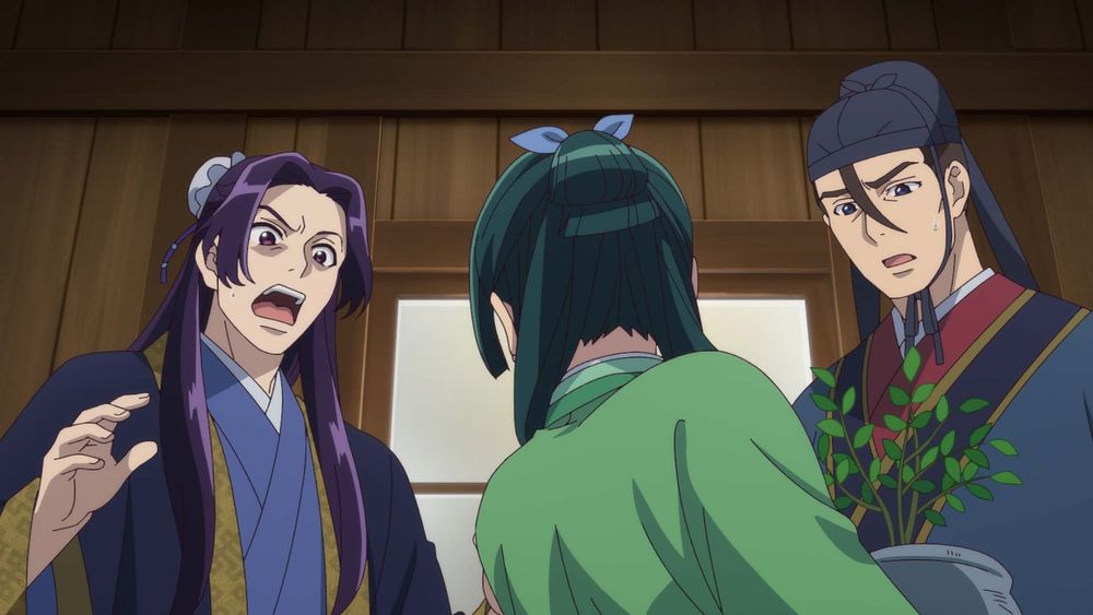 アニメ『薬屋のひとりごと』 “青い薔薇”を巡る猫猫と羅漢の攻防戦が
