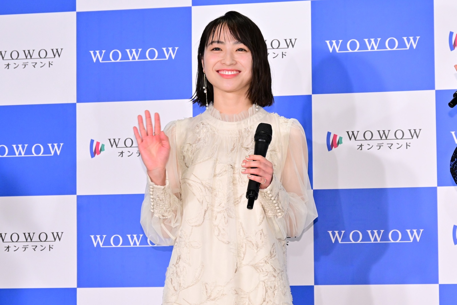  『連続ドラマＷ I, KILL』の完成報告会に出席した田牧そら