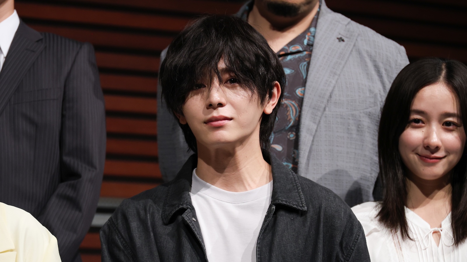 7月期日曜ドラマ『一次元の挿し木』の制作発表記者会見に登壇した山田涼介（Hey!Say!JUMP）