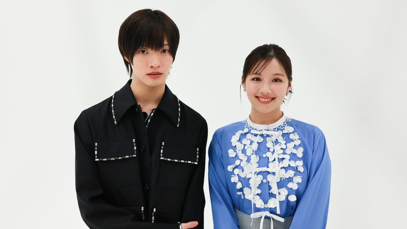 佐藤新(IMP.)と渡邉美穂の写真