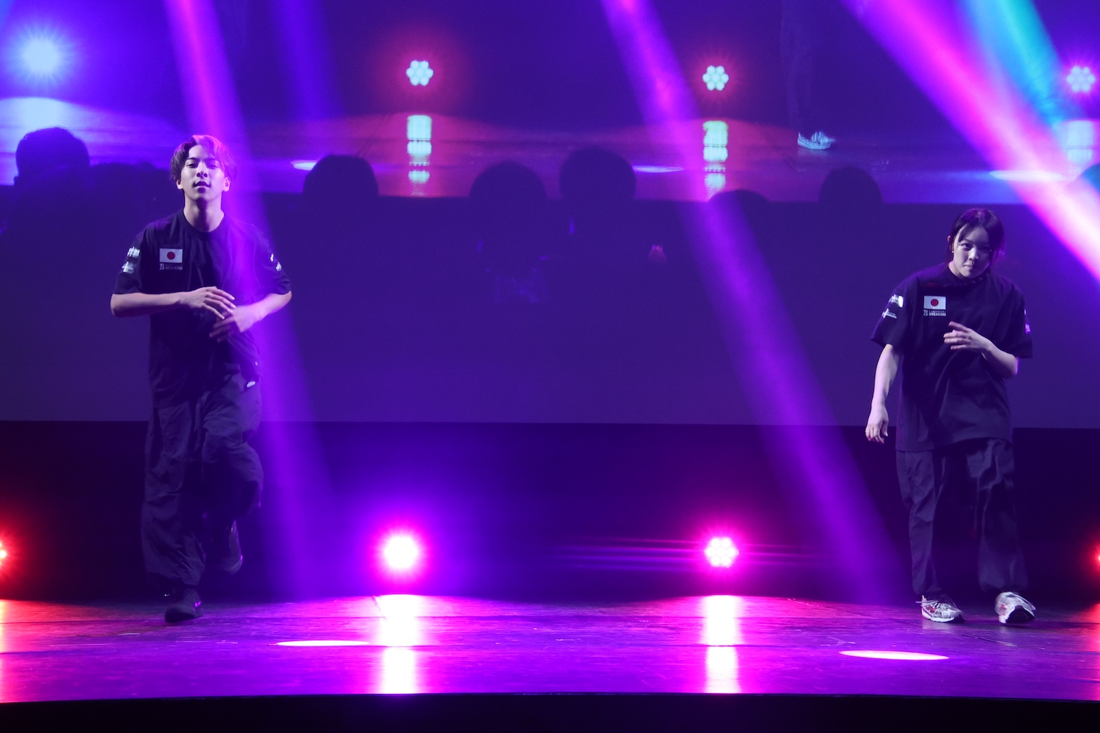 B-girl Cocoa、B-boy Tsukkiの写真