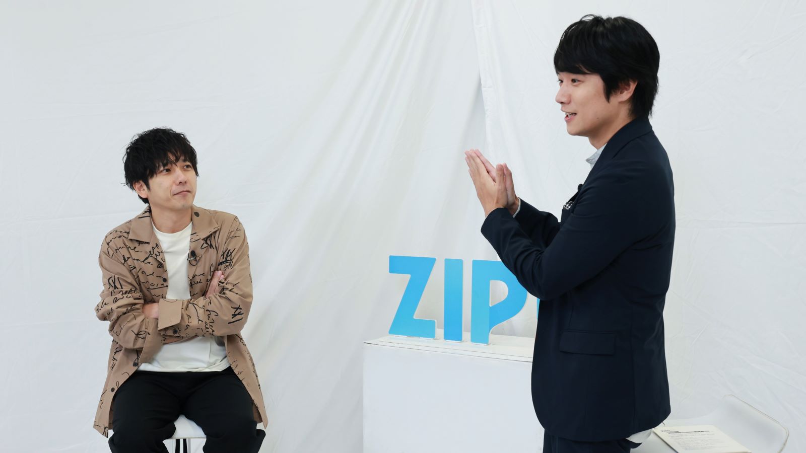entaxが撮影現場に潜入！【日テレ系『ZIP!』二宮和也×風間俊介SP対談