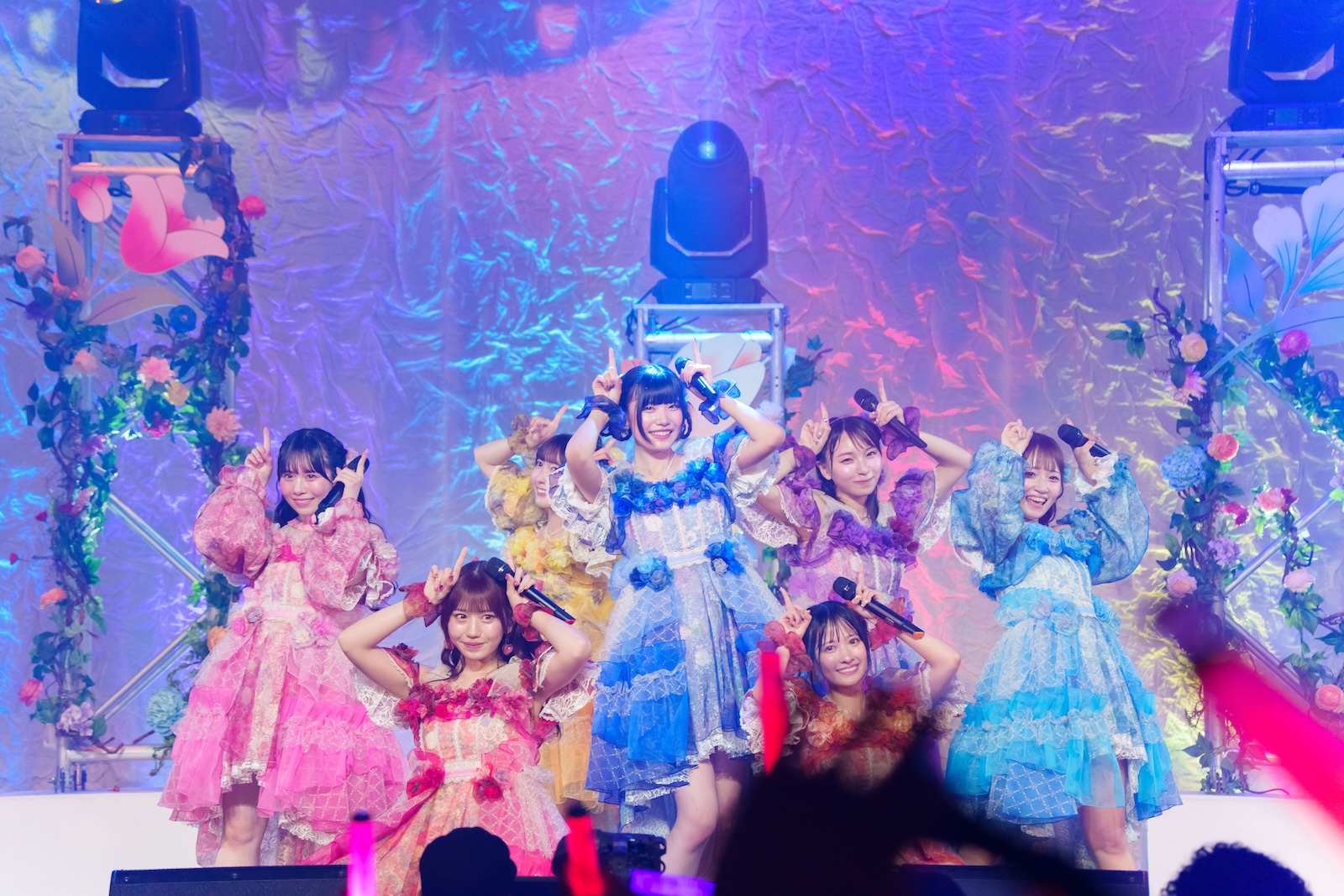 り*◎様 SWEET STEADY すいすて　栗田なつか　音井結衣ランチェキ SWEET STEADY 涙の1周年記念ツアー完走！音井「みんなと満開の花束に