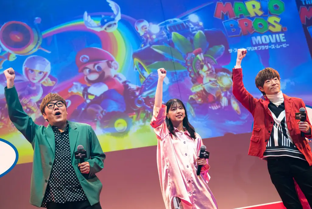 西野七瀬・HIKAKIN・SEIKIN『ザ・スーパーマリオブラザーズ・ムービー