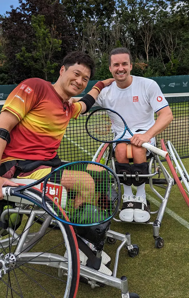 車椅子テニス 王者 国枝慎吾 直筆サイン入り写真 パラリンピック 金メダル