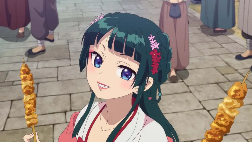 アニメ『薬屋のひとりごと』17話 猫猫と壬氏のほんわかデート回