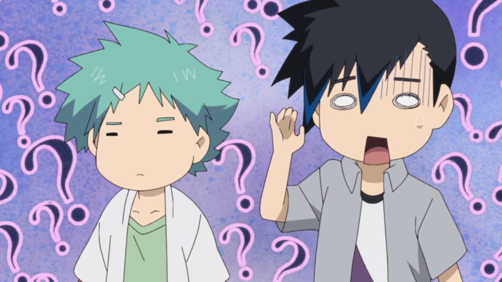 アニメ『多数欠』#04『転』 ごぼうの厨二病っぷりに呆気(あっけ)にとられる実篤たち 名乗られた名前は「ラッハツェルト・護国鳳天寺・ディ・ラ・森鴎外(もりおうがい)正宗・エル・暴麟丸・オブ・ザ・ダークネス」