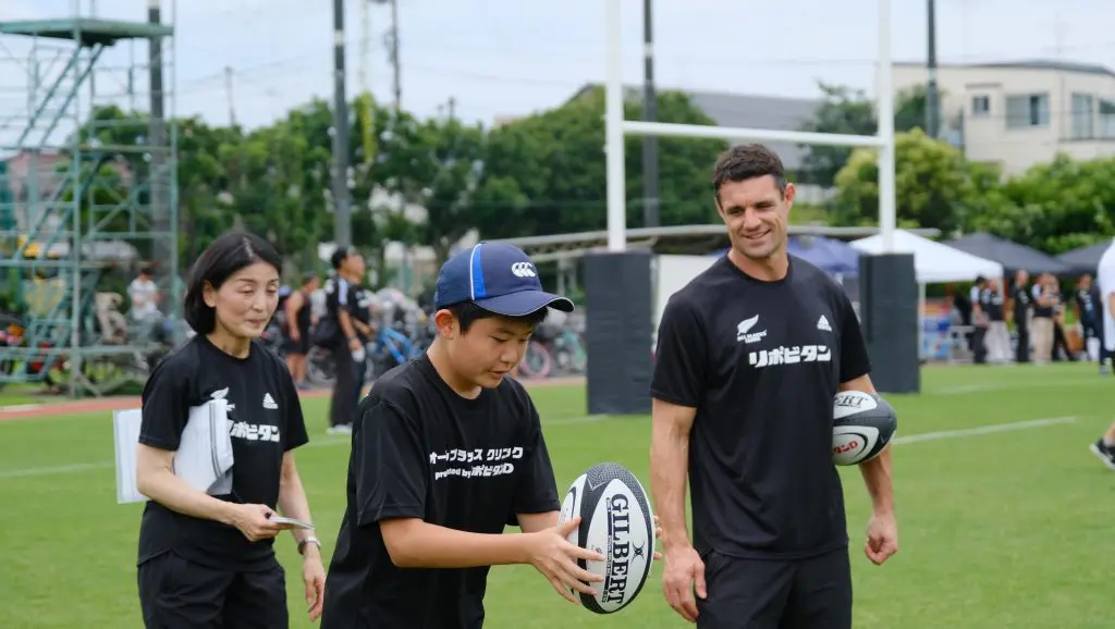 世界最強ラガーマンとラグビーキッズの夢の1日「日本代表になったらお