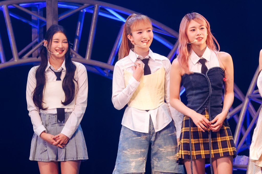 ME:Iのメンバー(左から)MIU、SUZU、KOKONA