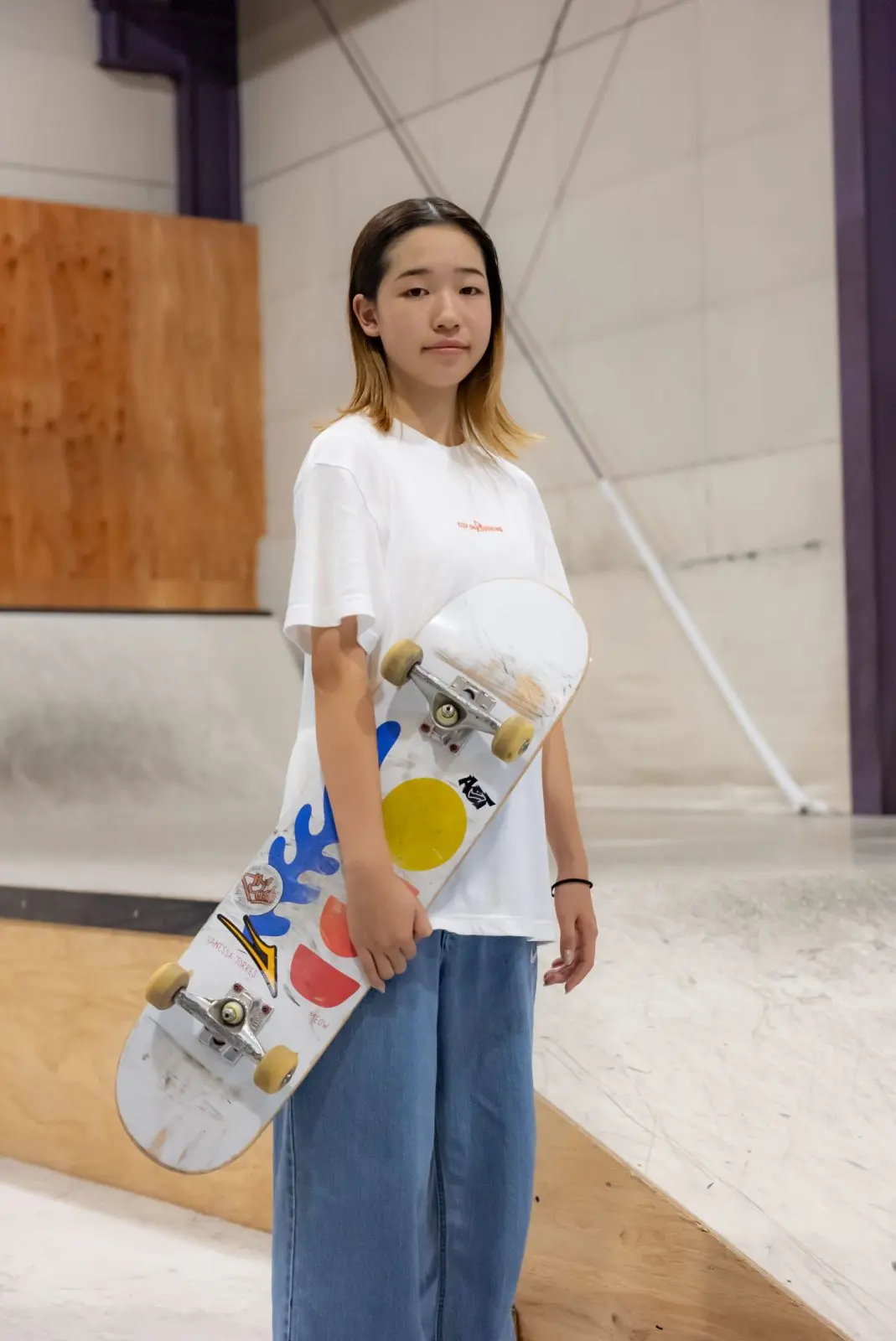 パリ五輪スケートボード金メダリスト 14歳の吉沢恋が最新AI