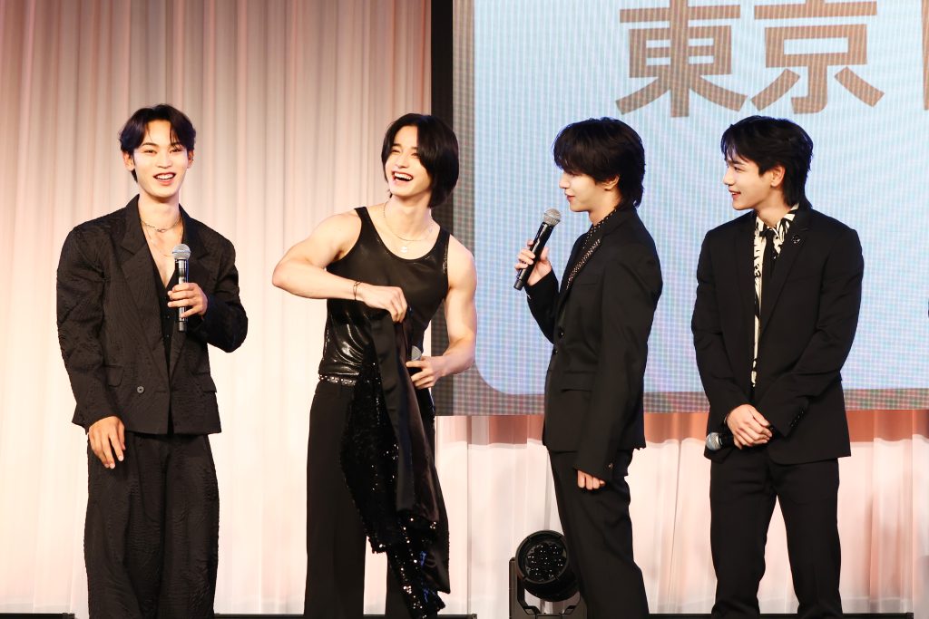 『LAPOSTA 2025 Supported by docomo 記者発表会』に登場したJO1