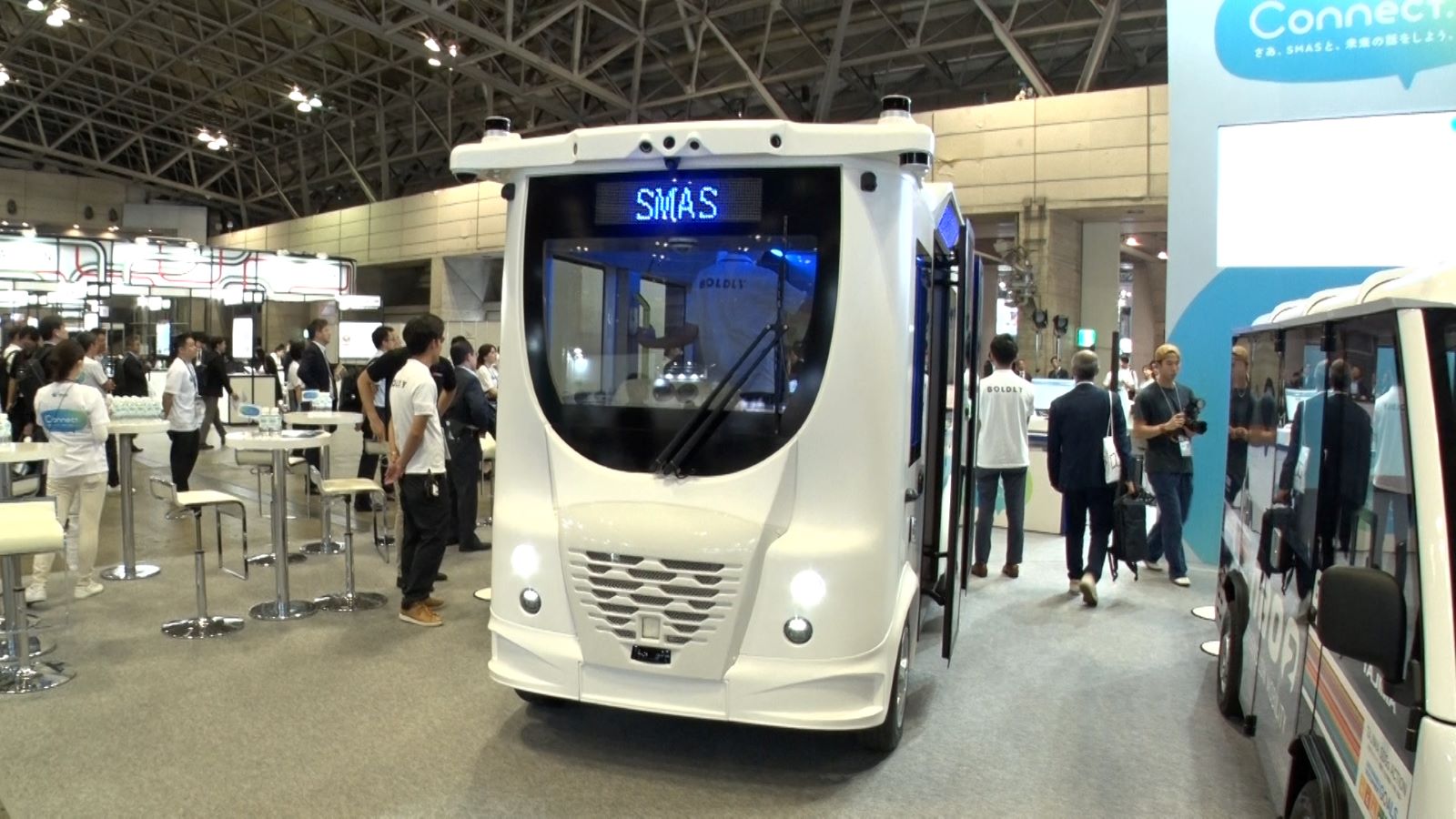 『CEATEC 2024』『JAPAN MOBILITY SHOW 2024』 自動運転バス『MiCa(ミカ)』の展示