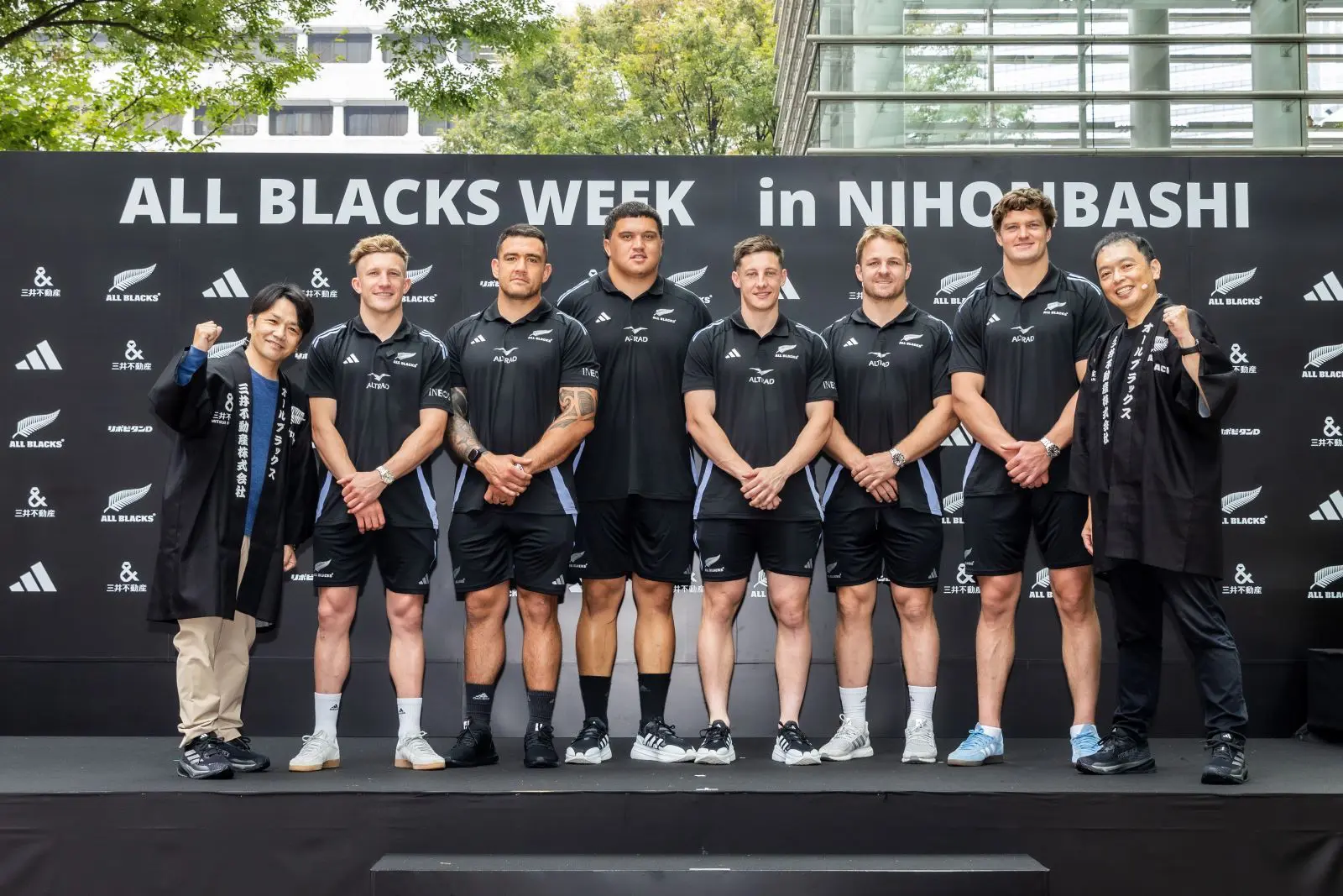ラグビー“オールブラックス”来日！「ALL BLACKS WEEK in Nihonbashi