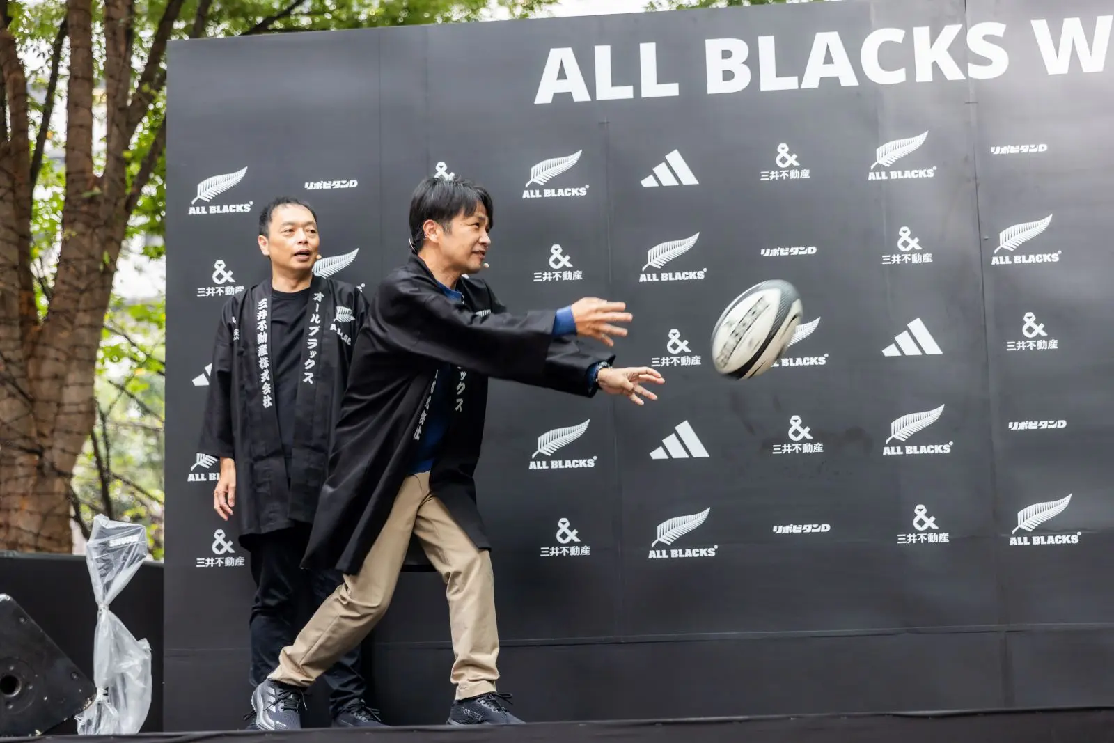 ラグビー“オールブラックス”来日！「ALL BLACKS WEEK in Nihonbashi