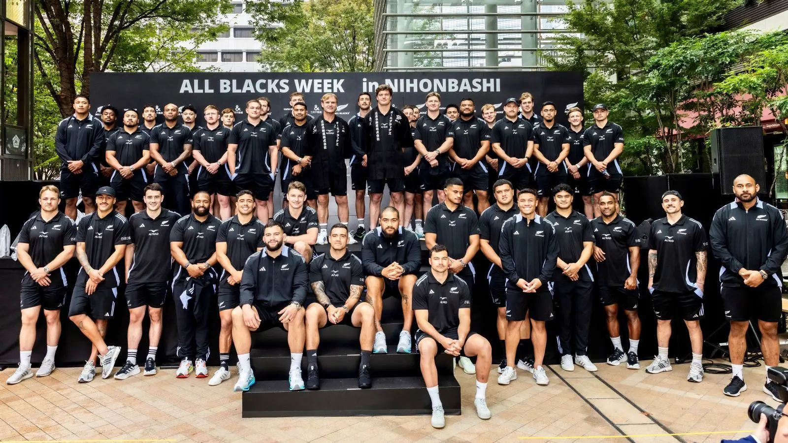 ラグビー“オールブラックス”来日！「ALL BLACKS WEEK in Nihonbashi