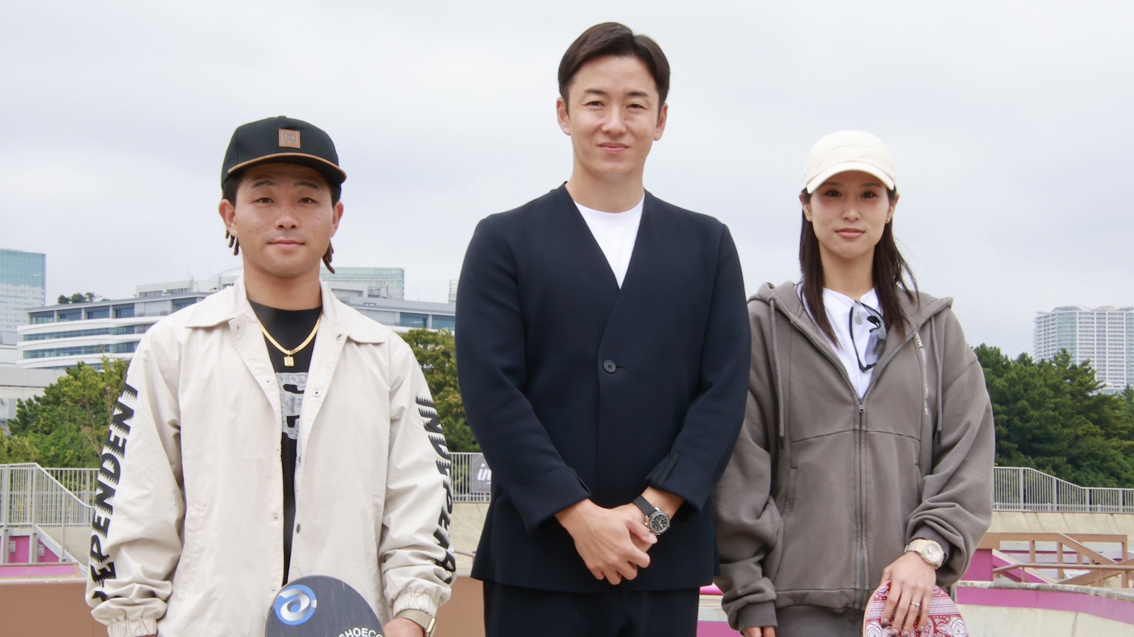笹岡建介、斎藤佑樹、西村碧莉
