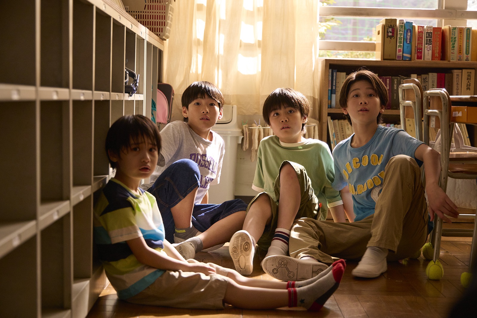 『放課後カルテ』第3話 直明(土屋陽翔)と、拓真(柊吾)、宏哉(吉田奏佑)、大和(山口暖人)