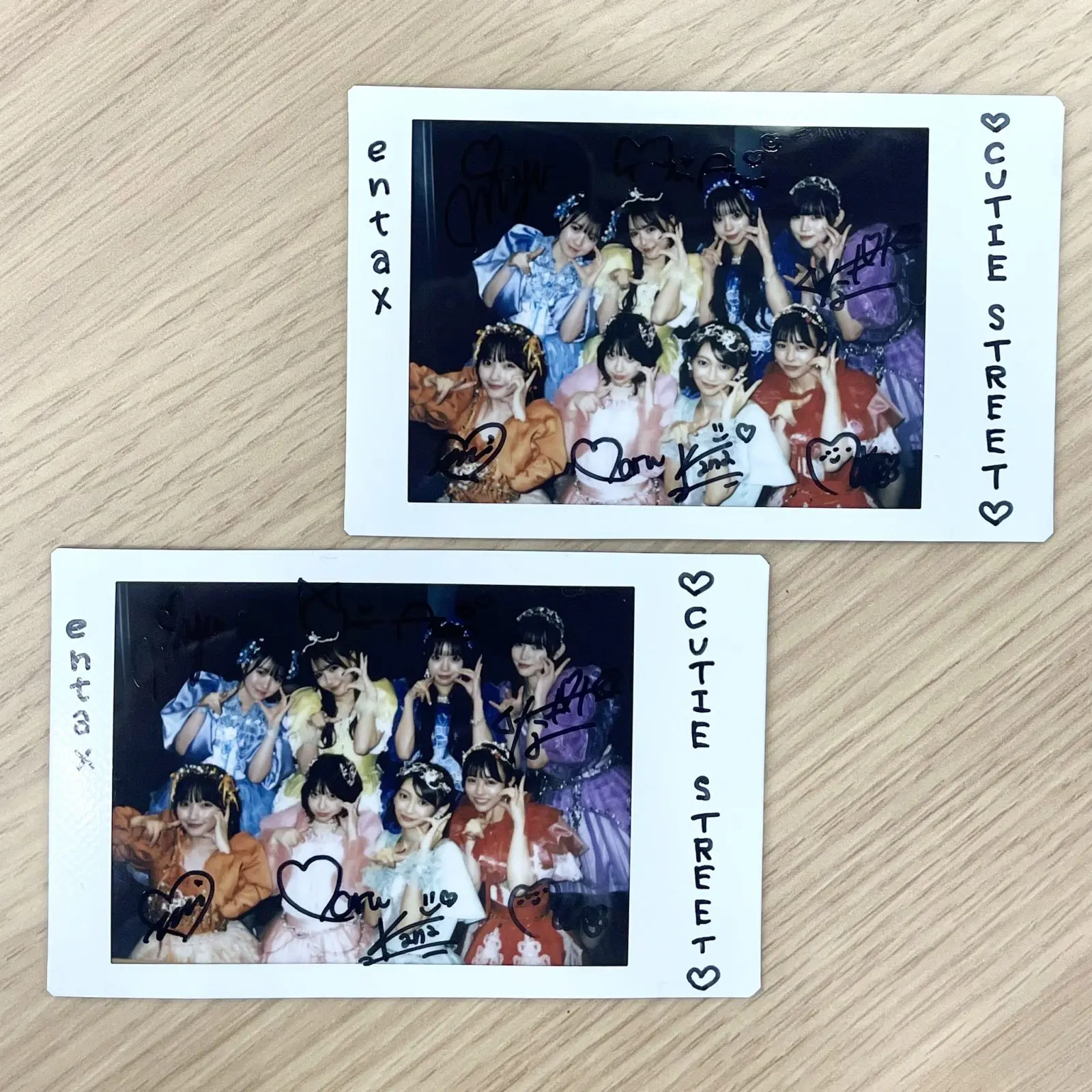 サイン入りチェキプレゼントキャンペーン！【CUTIESTREET】｜entax