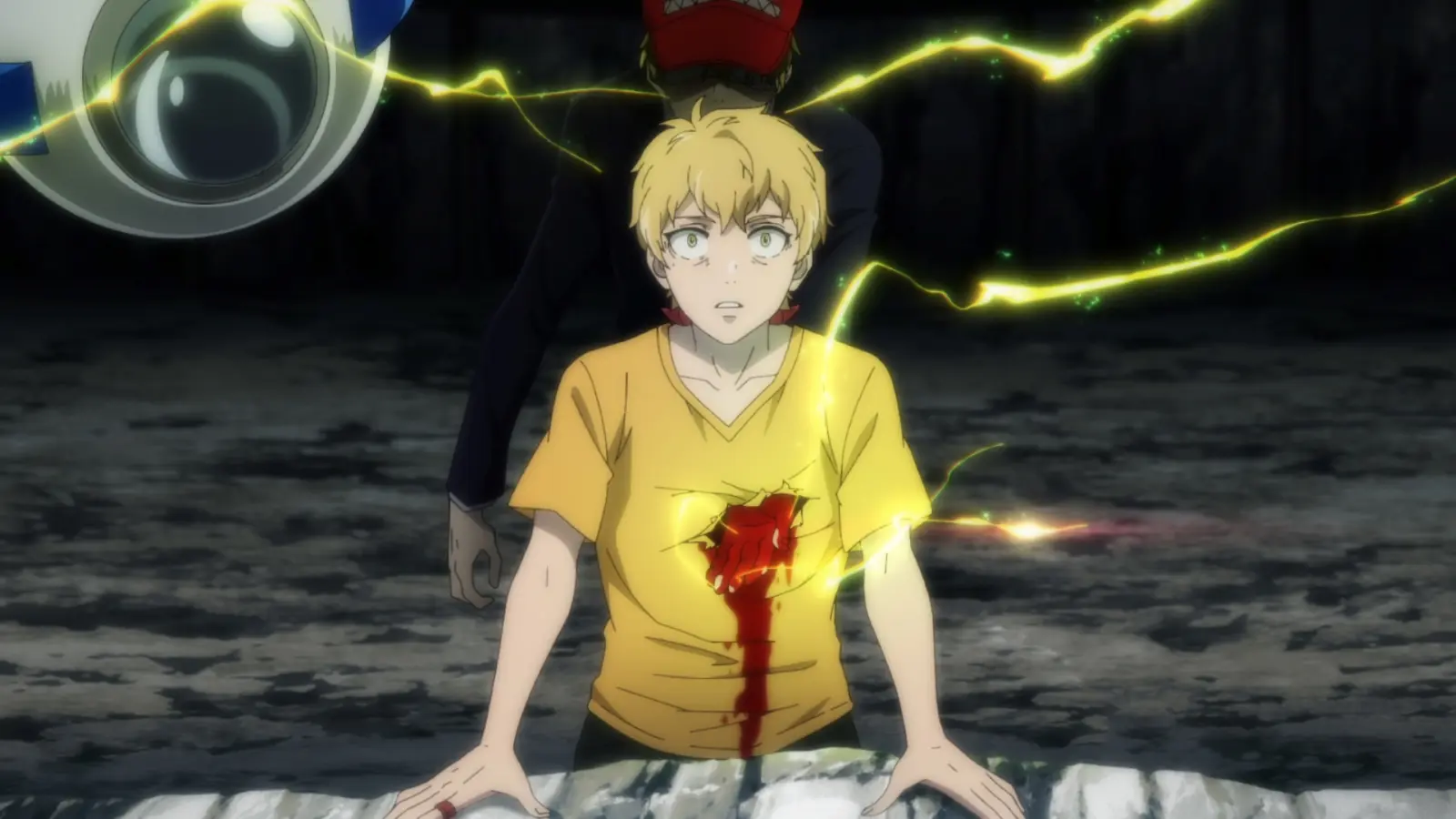 神之塔　タペストリー　王野成 アニメ『神之塔 -Tower of God- 工房戦』王野（CV：内田雄馬）の背後