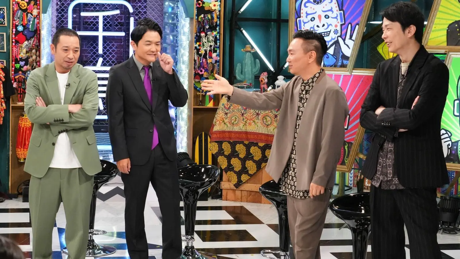 顔面師クイズ』濱家隆一の“どうしようもない出題”に千鳥とかまいたち