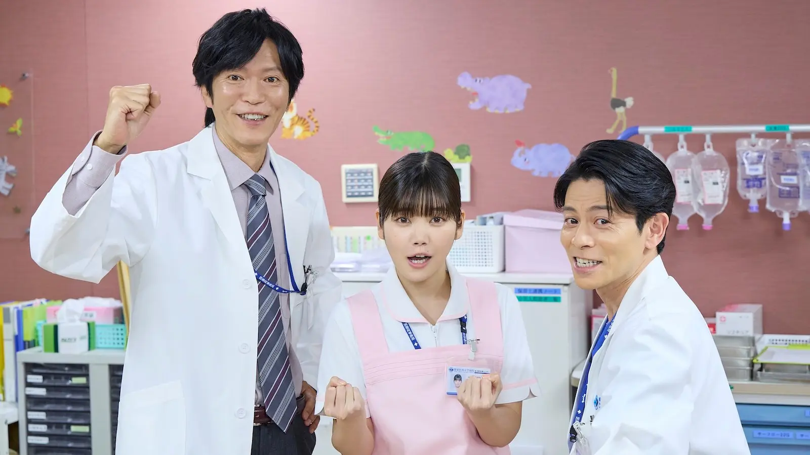 ドラマ『放課後カルテ』 田辺誠一、吉沢悠、加藤千尋がクランクアップ