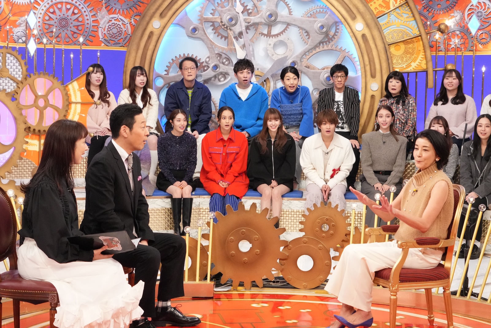 高嶋ちさ子とスタジオの様子