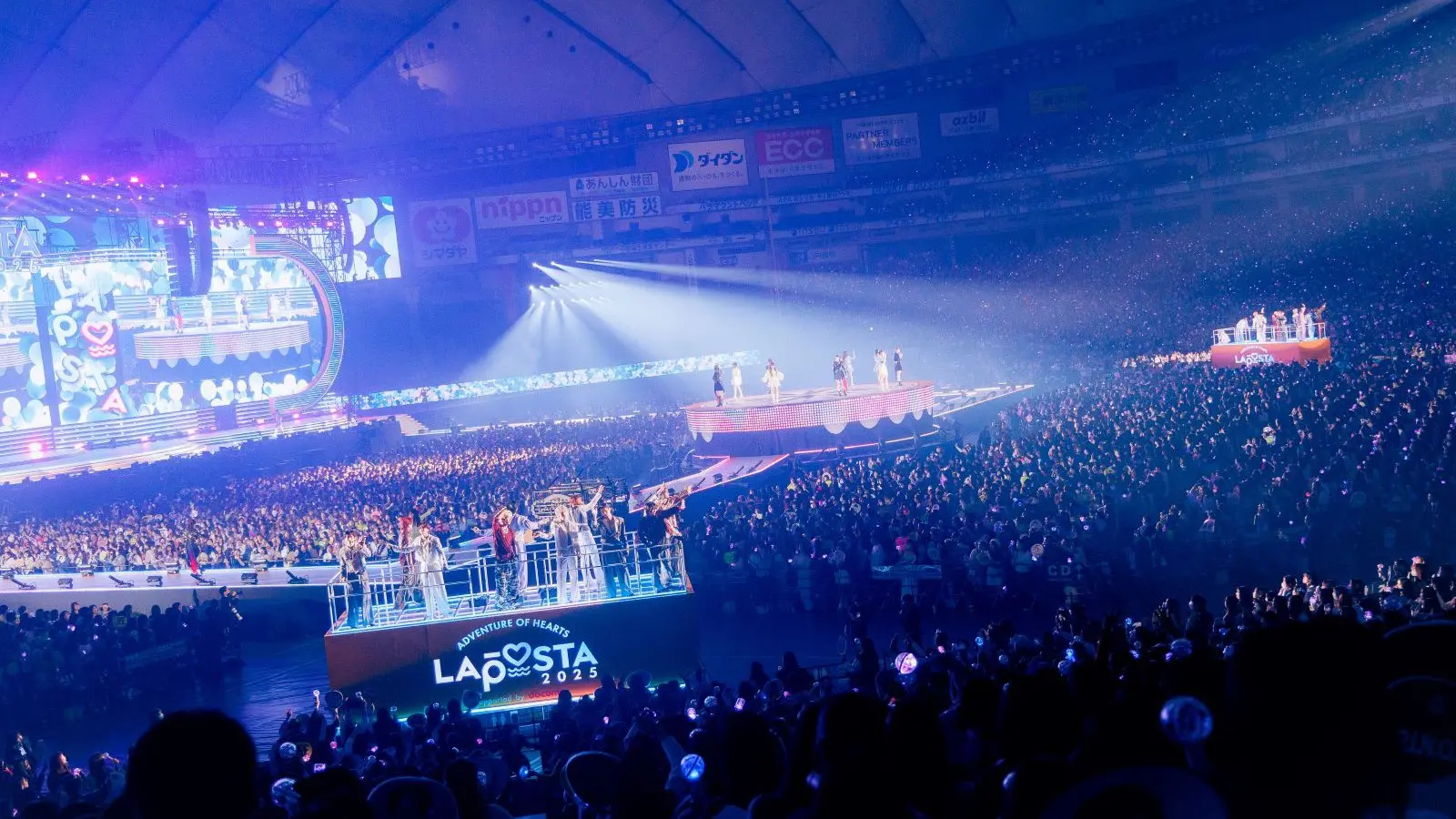 LAPOSTA 2025』コラボステージでリーダー5名がJO1の曲を披露