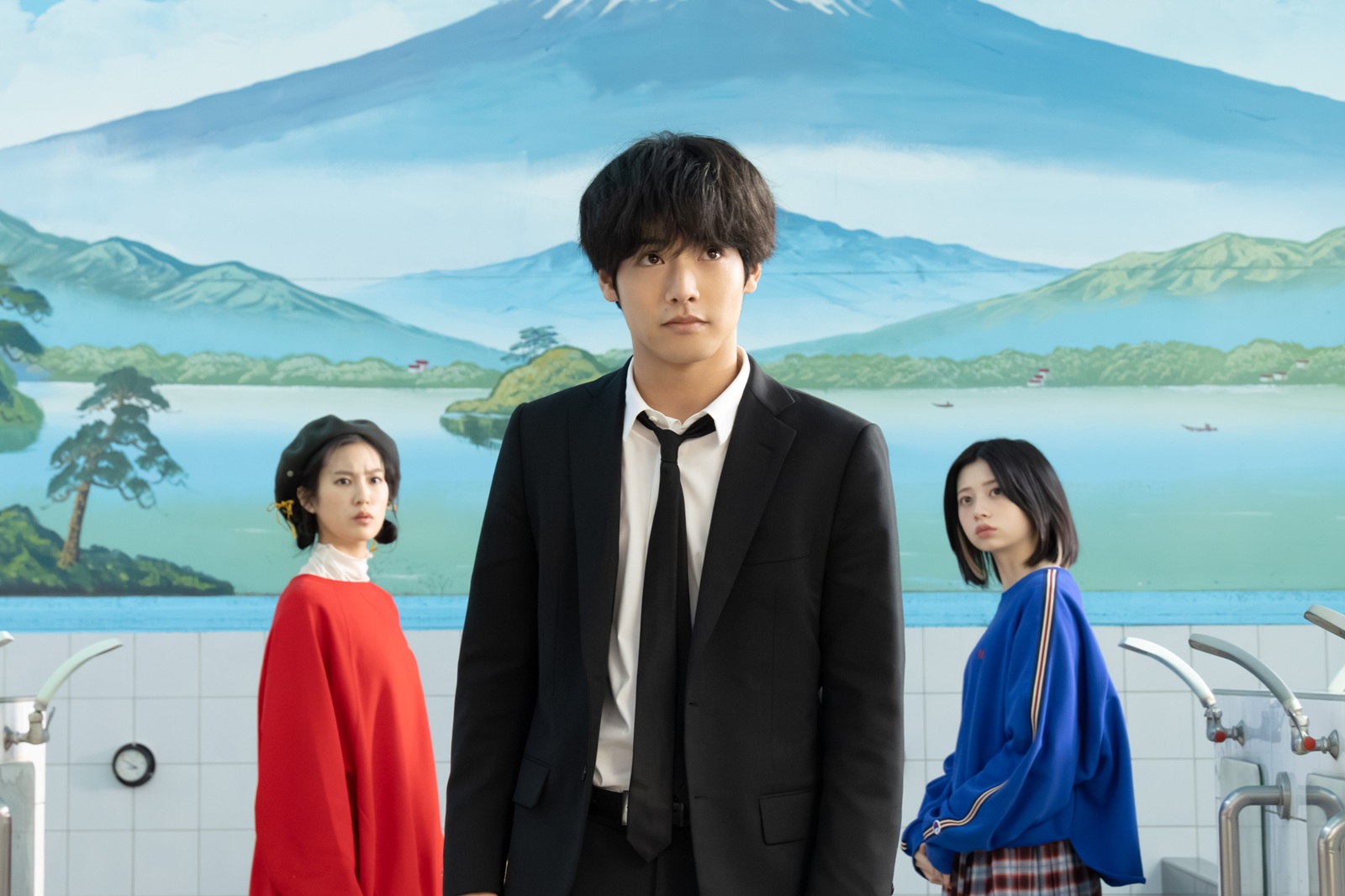 恒松祐里と赤楚衛二と桜田ひよりの写真