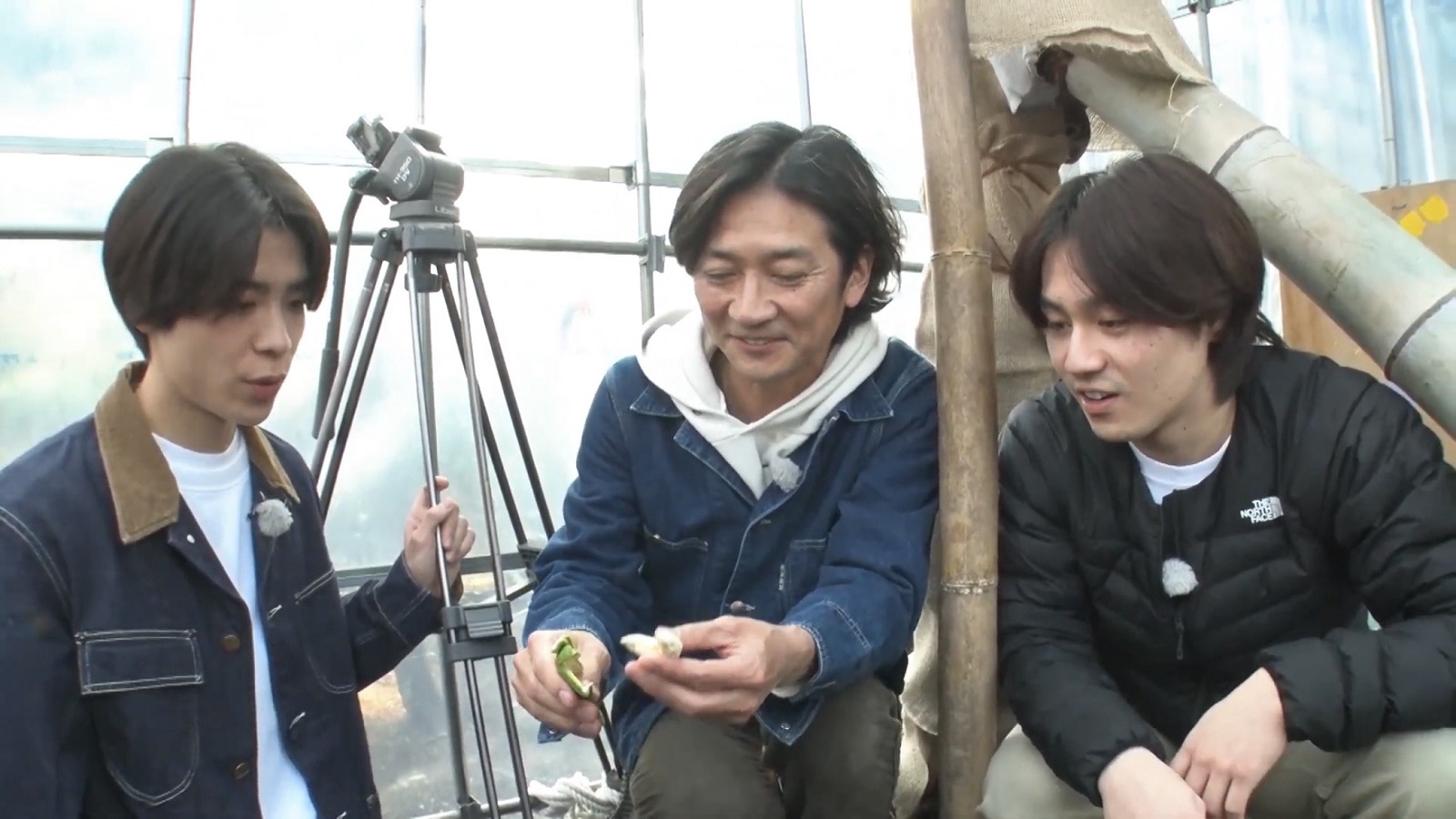 TOKIOの国分太一、timeleszの松島聡、Travis Japanの松田元太の写真