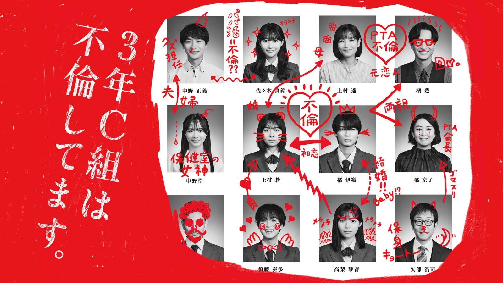 『３年C組は不倫してます。』のポスター写真