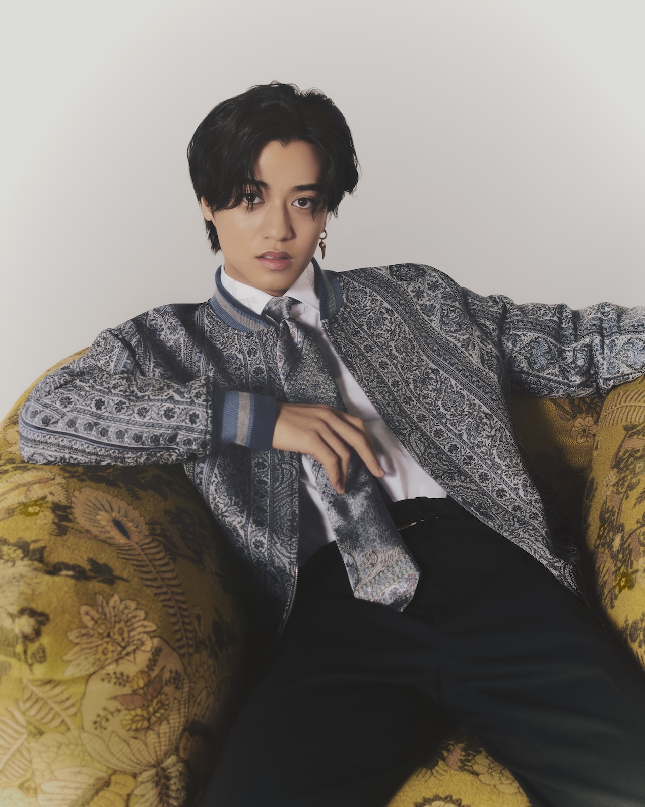 ETROのグローバルブランドアンバサダーに就任したKing & Prince・髙橋海人