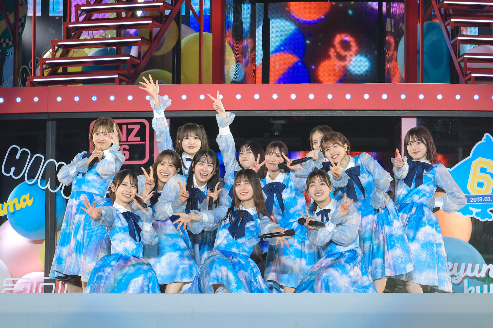 日向坂46のデビュー6周年を祝うライブイベント『6回目のひな誕祭』の写真