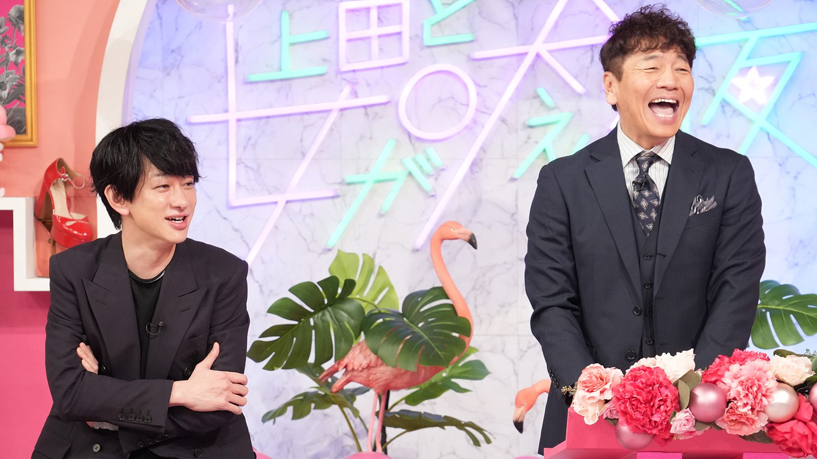 SUPER EIGHTの横山裕と上田晋也の写真