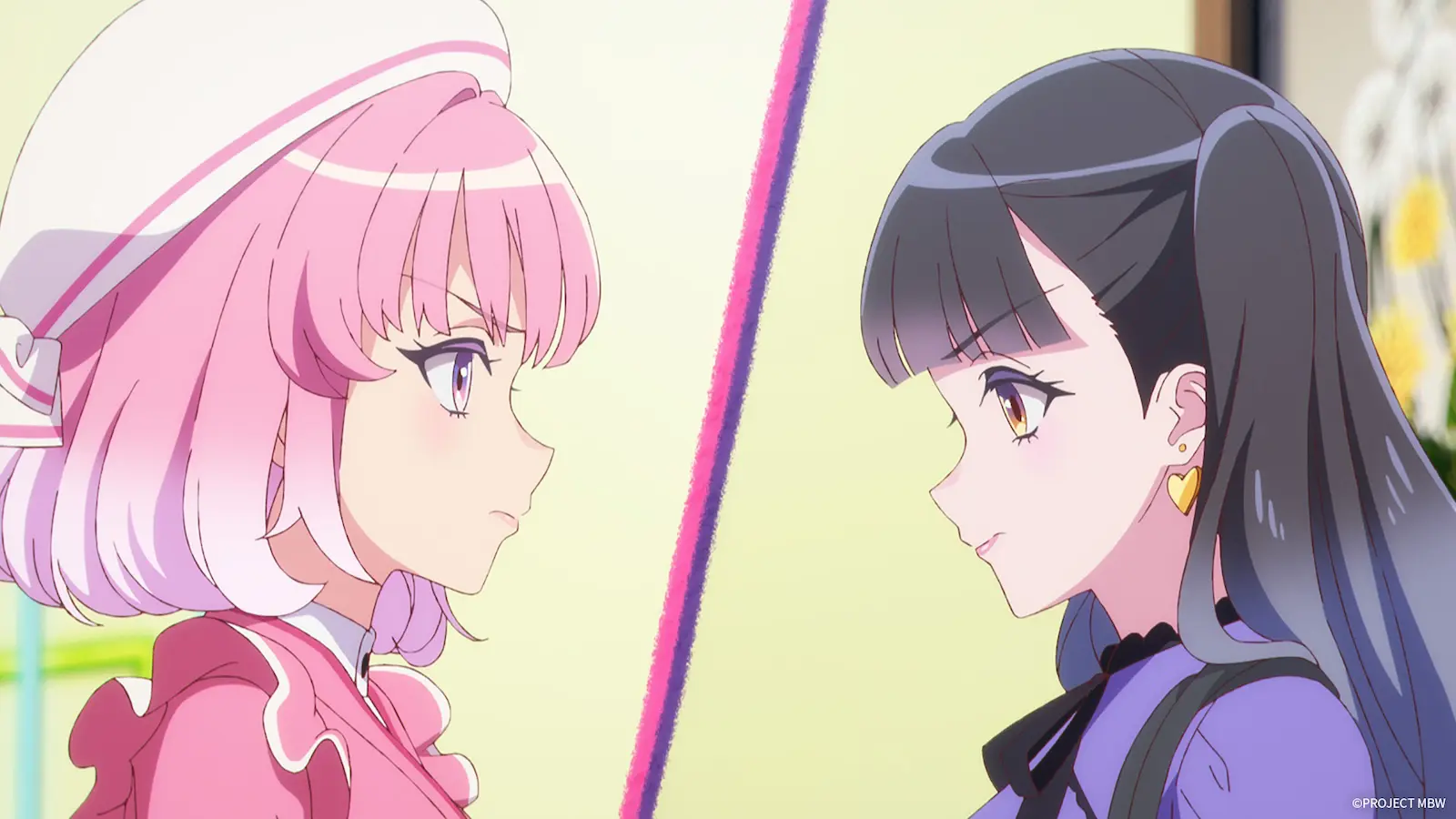 店を訪れた凛子（CV：東山奈央）の体型に対し心ない言葉を浴びせて