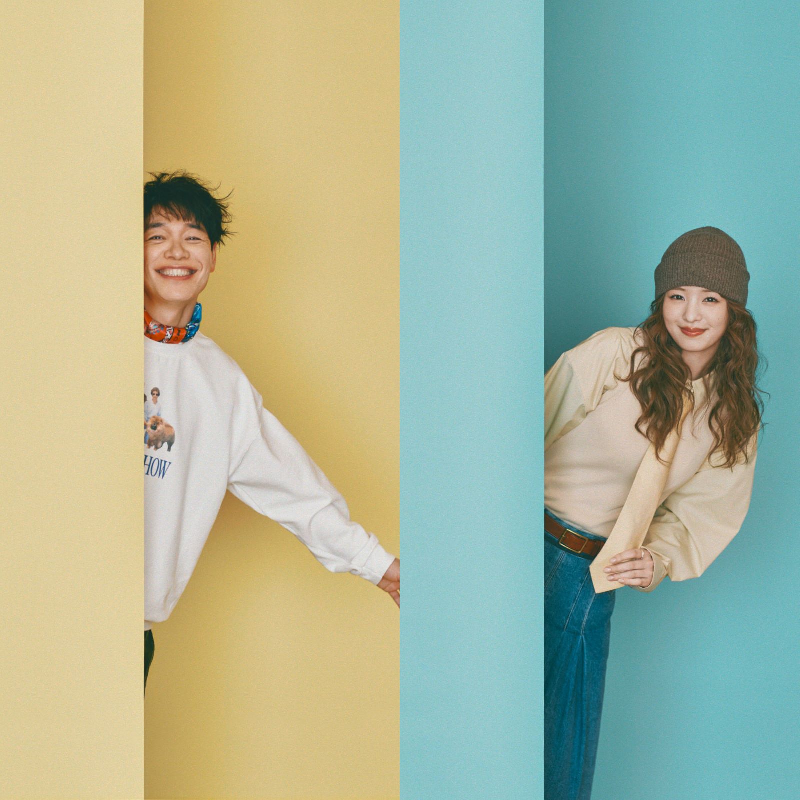 川島明、横田真悠さん写真