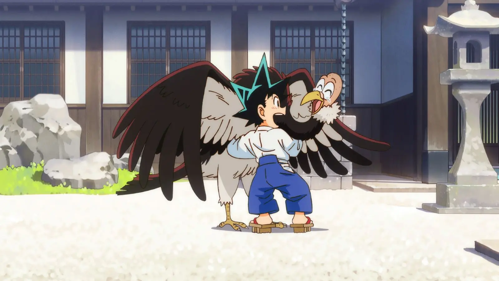 アニメ『真・侍伝 YAIBA』刃（CV.高山みなみ）と鬼丸（CV.細谷佳正）の