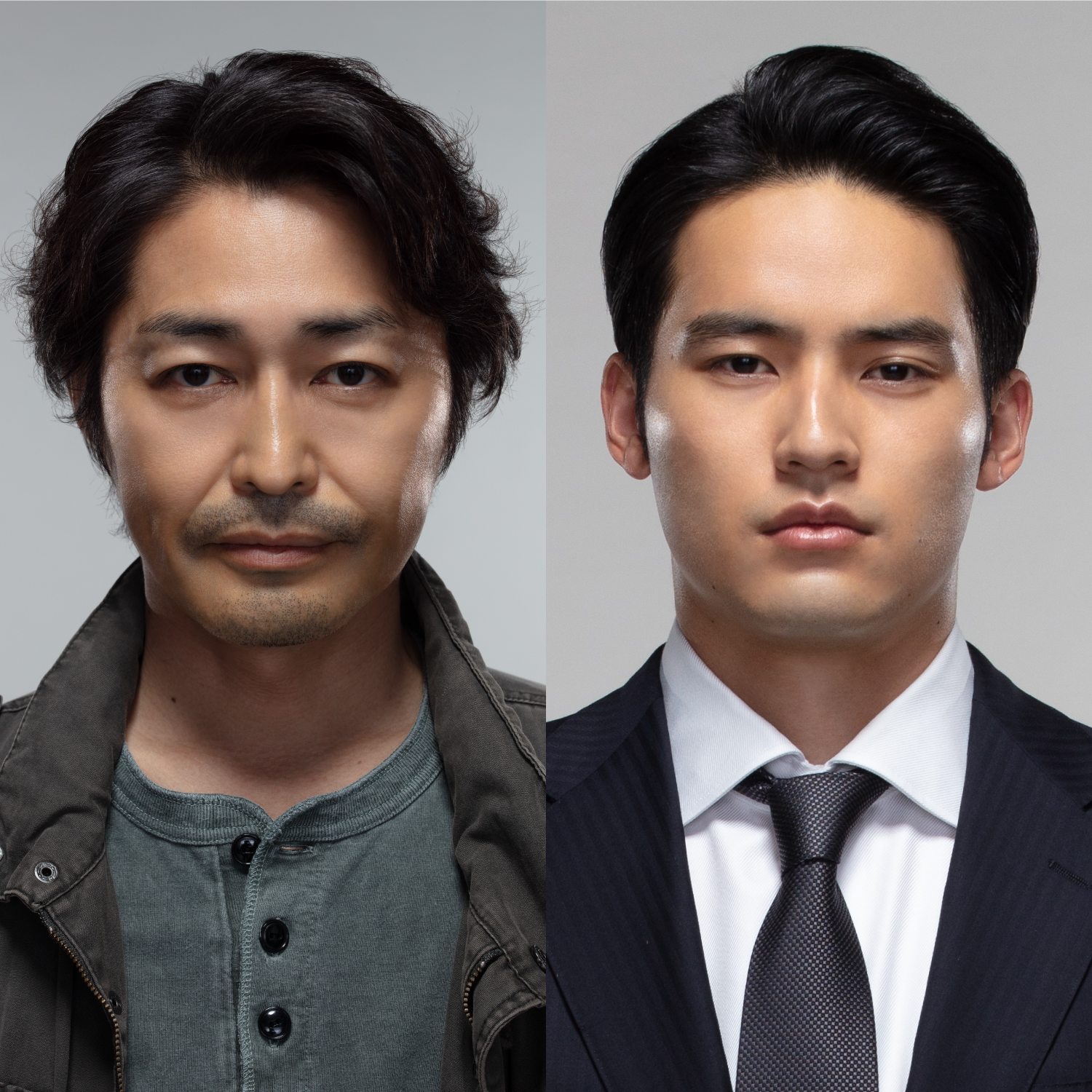 安田顕と水上恒司の写真