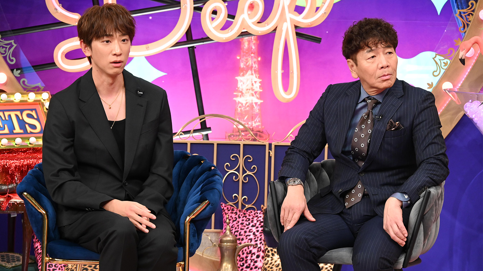 小山慶一郎と上田晋也の写真