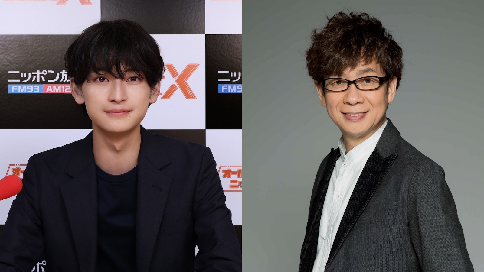 高橋文哉と山寺宏一の写真