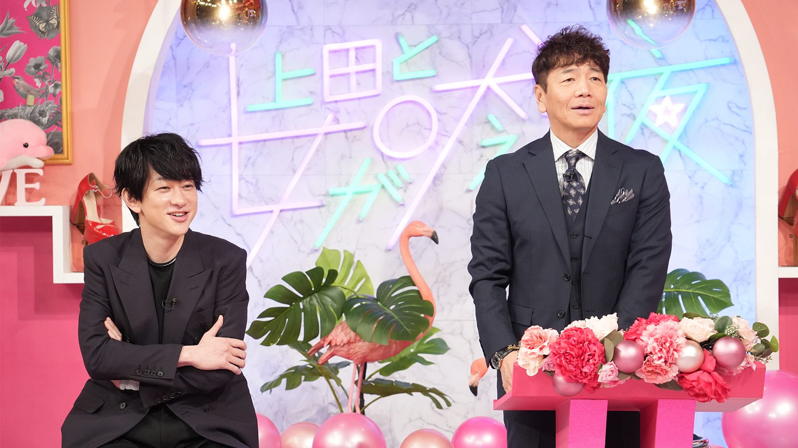 横山裕と上田晋也の写真