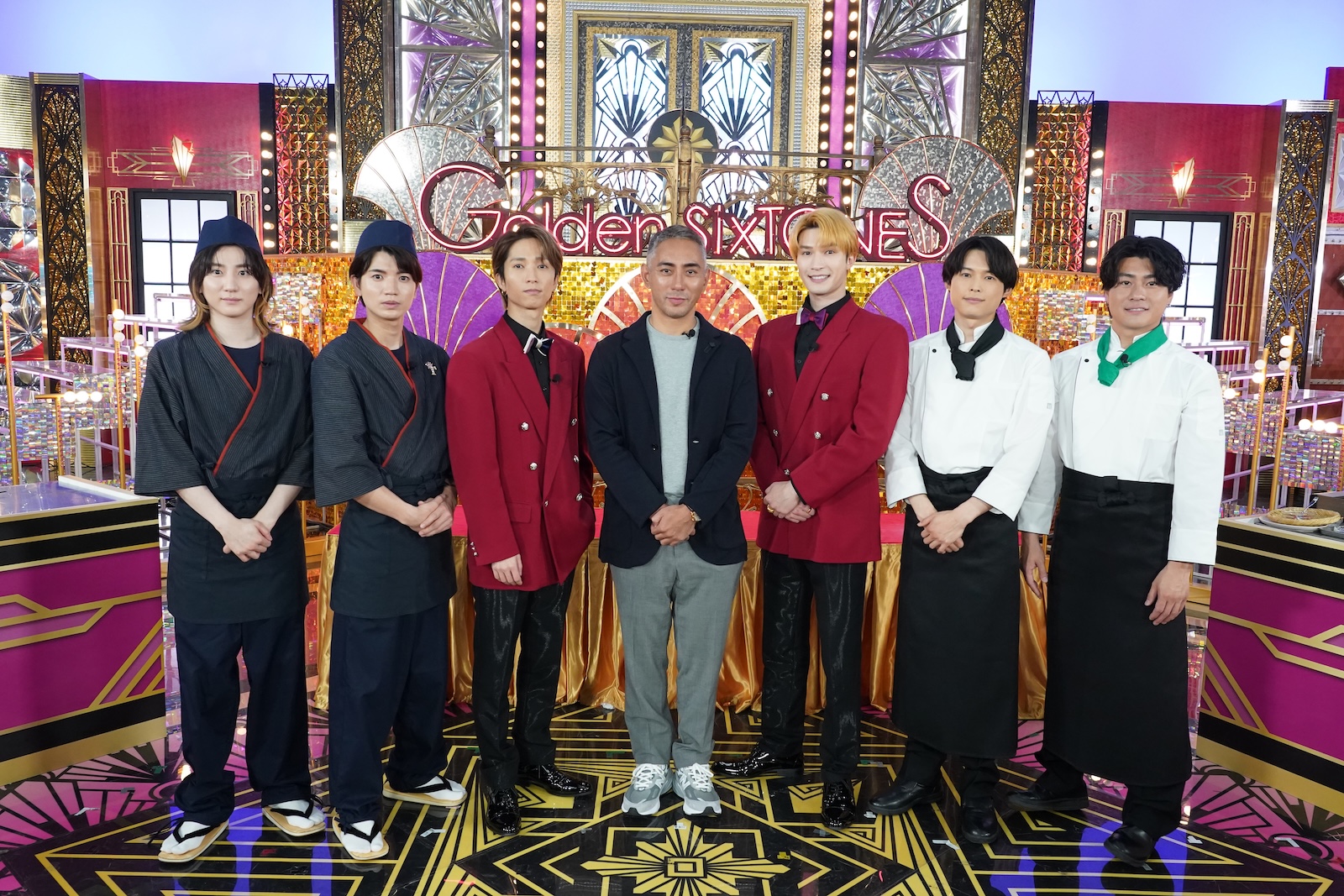 『Golden SixTONES』のSixTONES&市川團十郎
