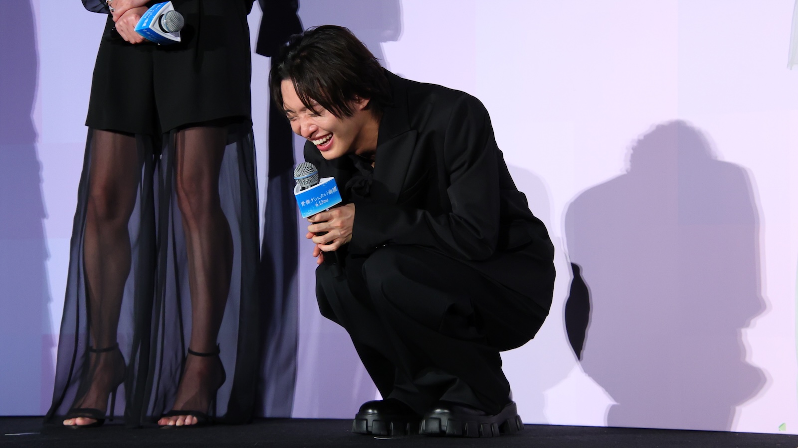 映画『青春ゲシュタルト崩壊』の完成披露試写会に出席した佐藤新(IMP.)