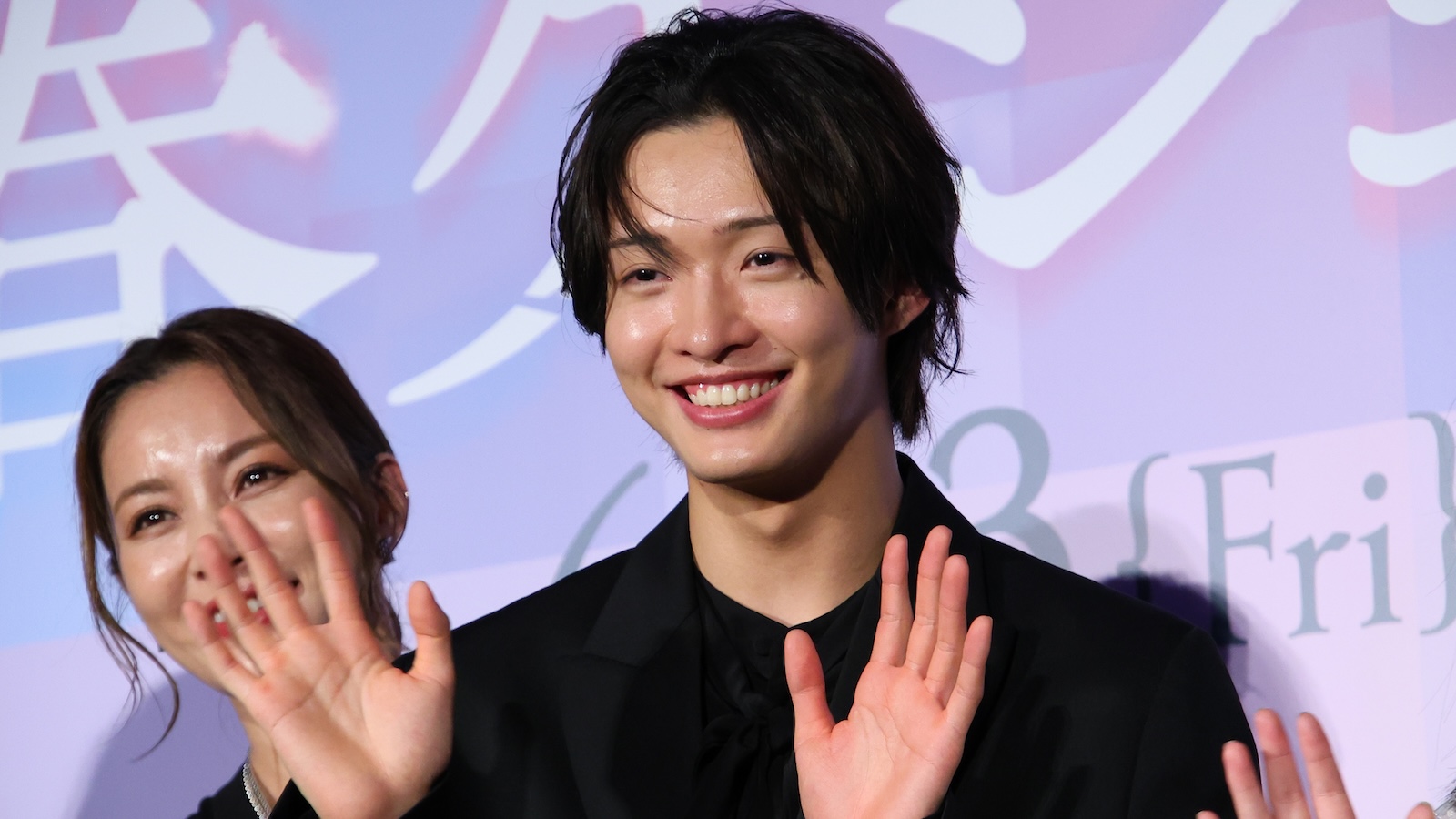 映画『青春ゲシュタルト崩壊』の完成披露試写会に出席した佐藤新(IMP.)