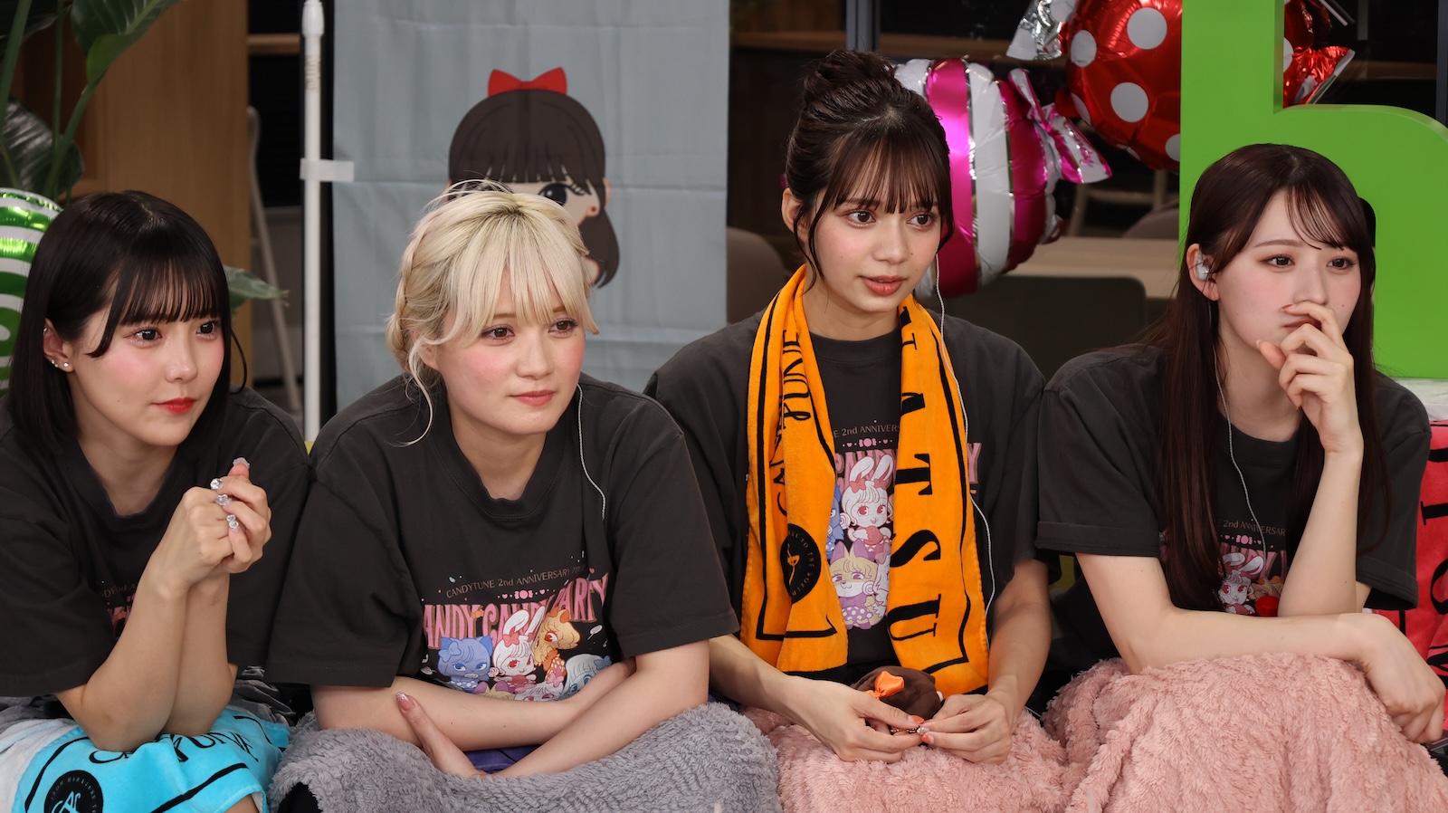 福山梨乃、宮野静、南なつ、立花琴未の写真