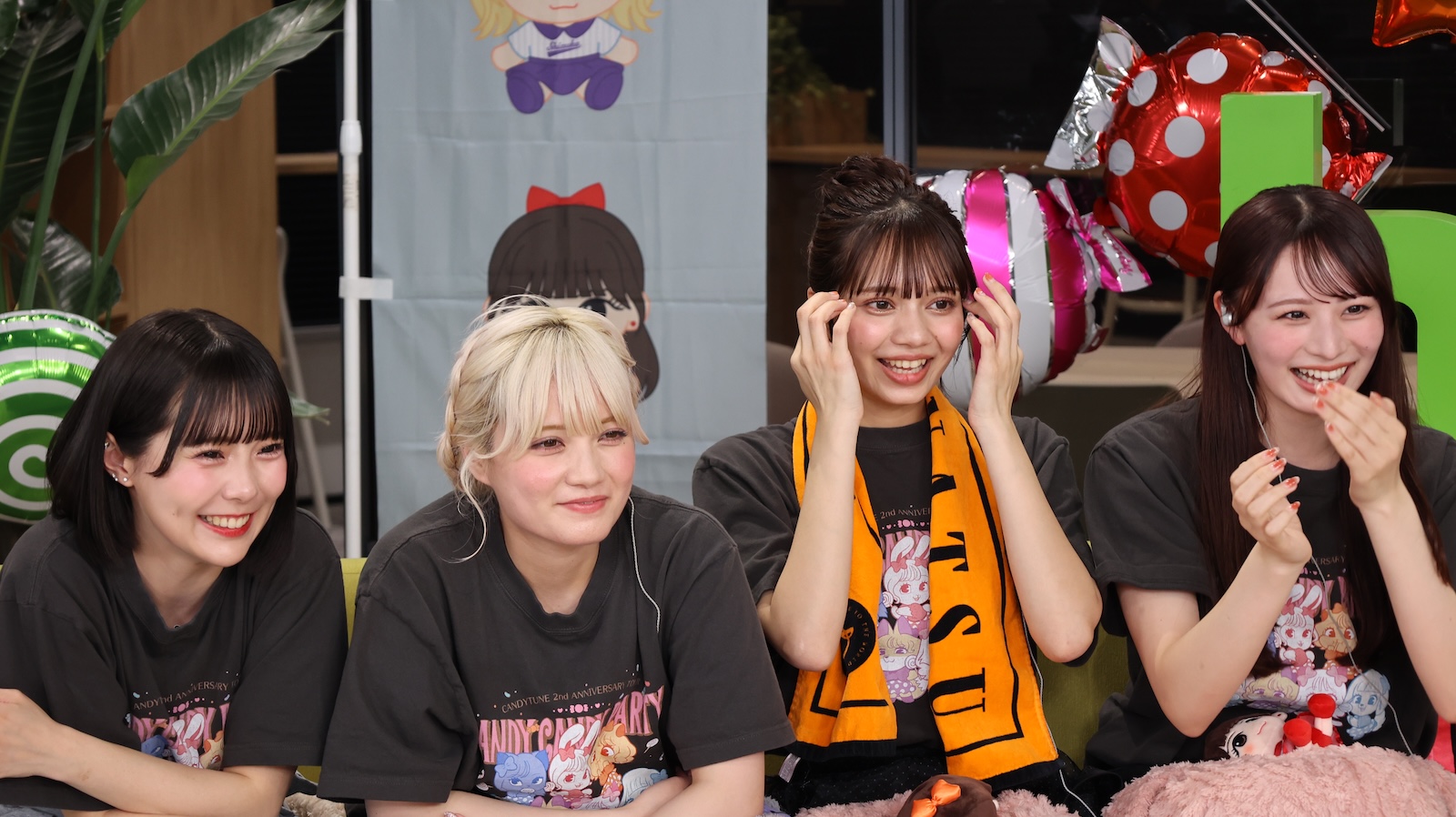 福山梨乃、宮野静、南なつ、立花琴未の写真