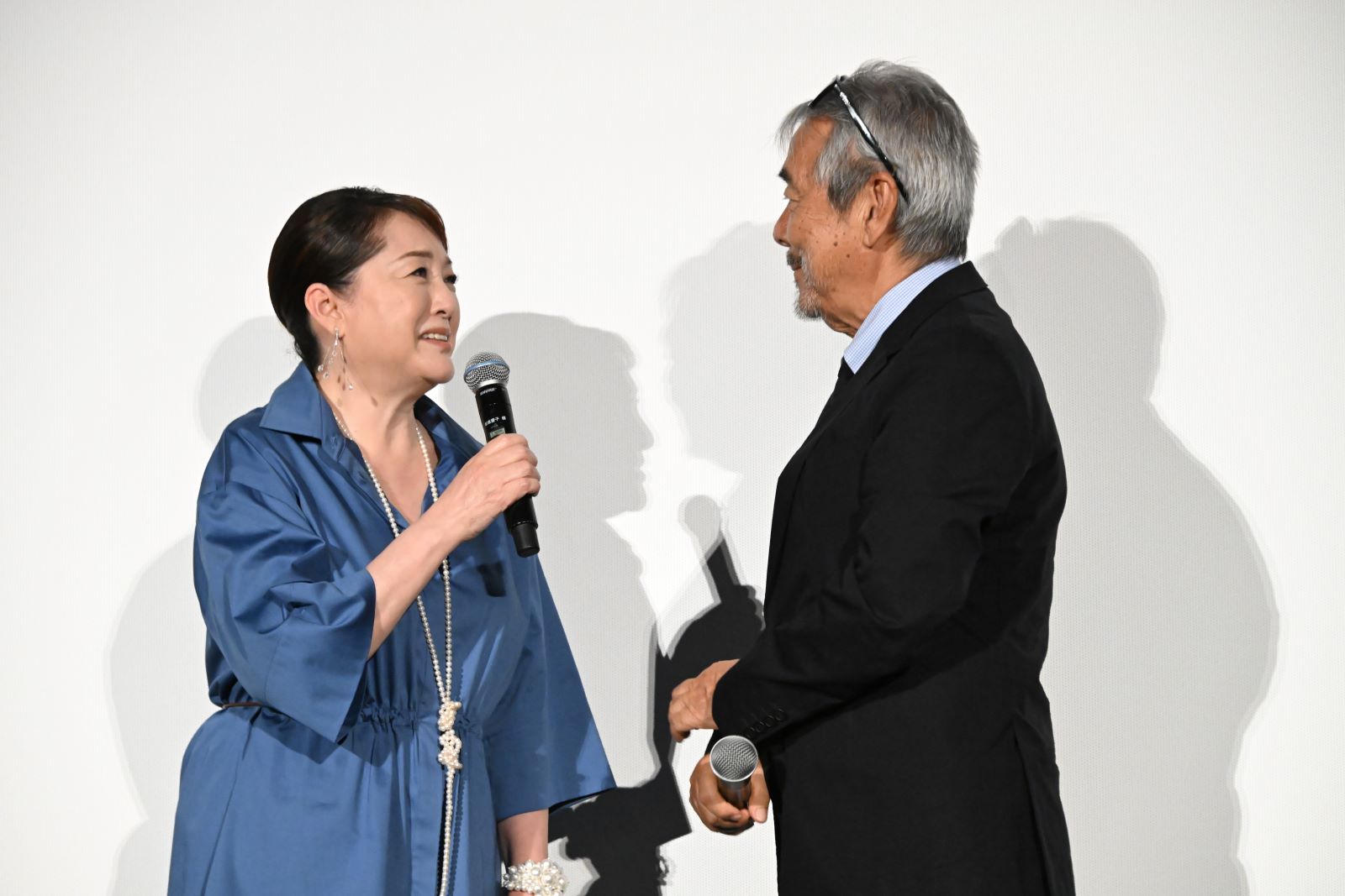 寺尾聰さん、松坂慶子さん写真