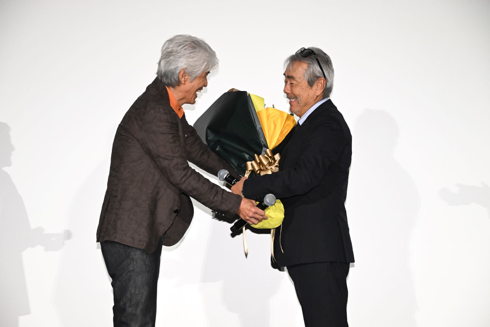 寺尾聰さん、佐藤浩市さん写真