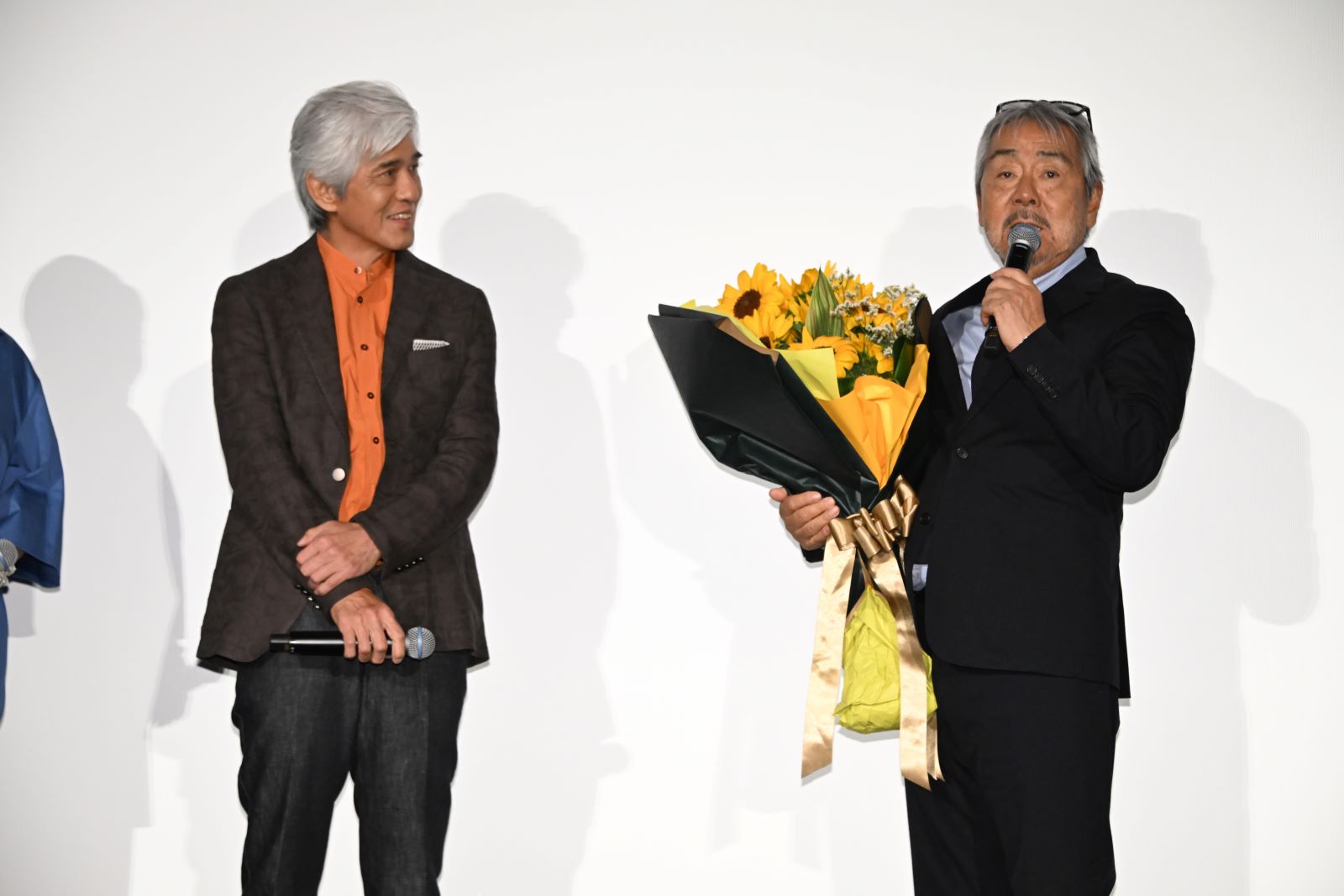 寺尾聰さん、佐藤浩市さん写真