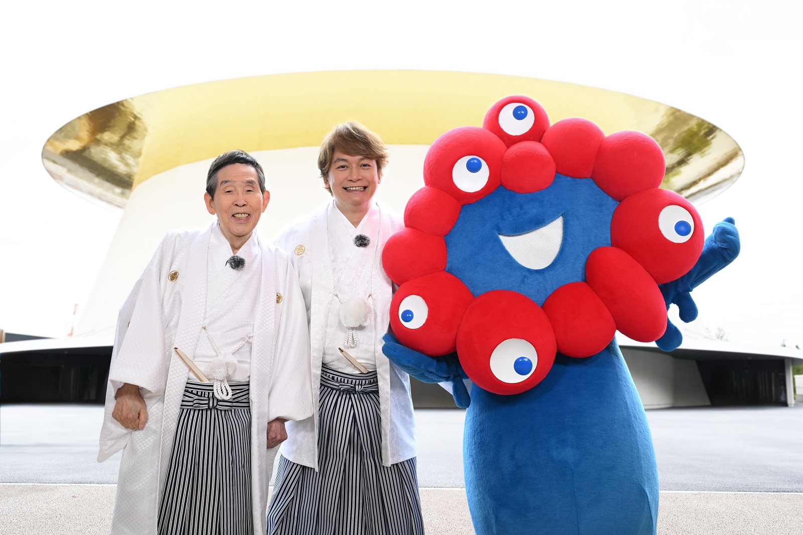 萩本欽一、香取慎吾の写真